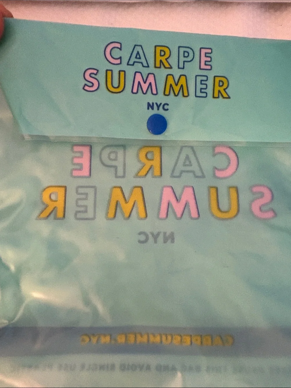 Carpe Summer NYC-Kids Colorblock One-Piece Swimsuit in Light Blue and Royal Blue